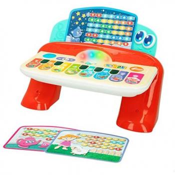 Piano Bebé Winfun 47258 con Luz, Sonidos y Melodías, Juguete Musical Táctil para Bebés