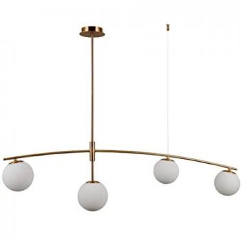 Lámpara Colgante Moderna de Techo con Barra de 4 Luces G9 - Italux
