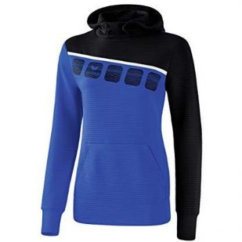 Erima Women's 5-C Hoodie New Royal / Black / White