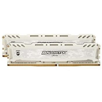 Crucial Ballistix Sport LT BLS2K16G4D30AESC 3000 MHz, DDR4, DRAM, Memoria Gamer Kit para ordenadores de sobremesa, 32 GB