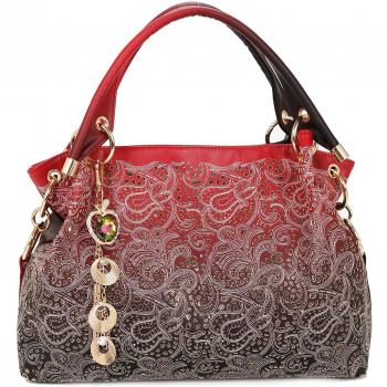 Greeniris - Cartera para mujer  Mujer Rojo rojo