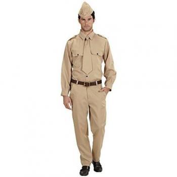 WIDMANN WW2 Soldado Disfraz Pequeño de Ejército Militar Guerra del vestido de lujo