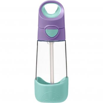 B.Box Tritan Drink Bottle with Straw - 600ml - Lilac Pop