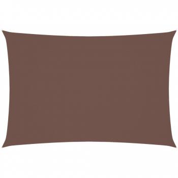 Toldo de vela rectangular tela Oxford 3x5 m color Antracita, Beige, Crema y Marrón