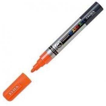 Marcador Permanente Lyra Groove Naranja Neón 2mm