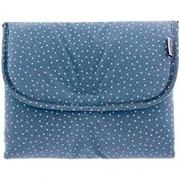 Cambrass – cambiador bebé portátil plastificado – cambiador de viaje plegable e impermeable – cómodo e ideal para cambiar a tu bebé en cualquier lugar – plastificado e hidrófugo – Forest azul 40x60 cm