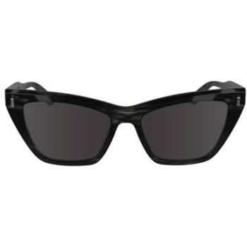 Calvin Klein Women's CK24505S Striped Grey Cat 3 Sunglasses