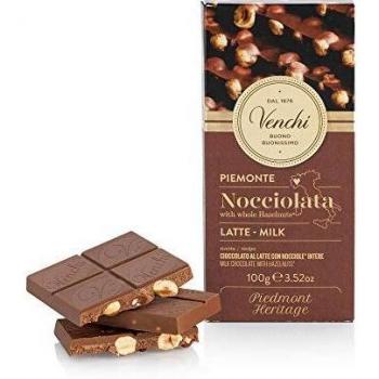 Venchi - Tableta de chocolate con leche y avellanas Venchi
