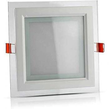 Plafoniera LED Cuadrada 18W Cristal 6000K V-TAC
