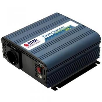 TITAN Spannungswandler, 600 Watt, 12 Volt, USB-Anschluss