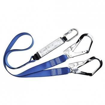 Doble Elemento de amarre con Bandfalldaempfer de Gurtband- CE zertifiziert- EN 354