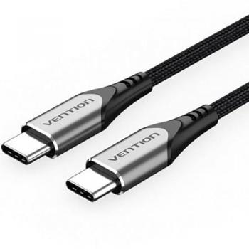 Cable USB 2.0 Tipo-C Vention TADHG Macho a Macho 1.5m 60W 480Mbps Gris