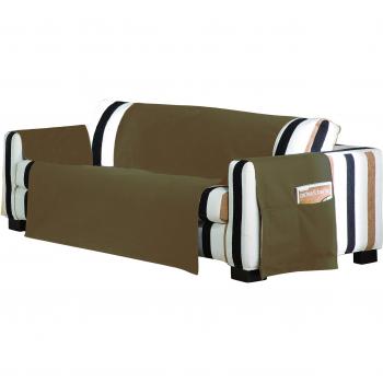 Eysa Lona Liso Funda de Sofa 4 plazas Col. 17-Marron