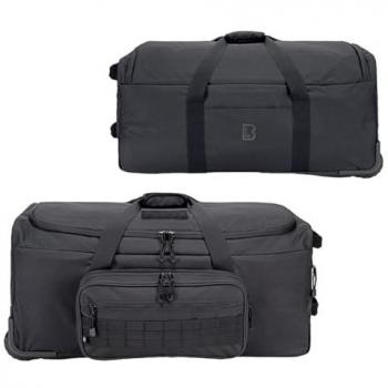 Brandit US Cooper Large Trolley Bag - 120L Black, 100% PVC & Polyester