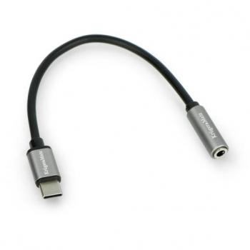 Adaptador USB-C Macho a Jack 3.5mm Estéreo 17,5 cm Kruger&Matz