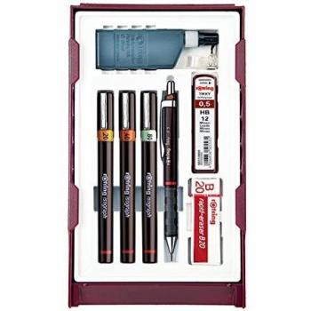 Rotring S0706970 - Set 3 estilográficas rapidograph, 1 unidad