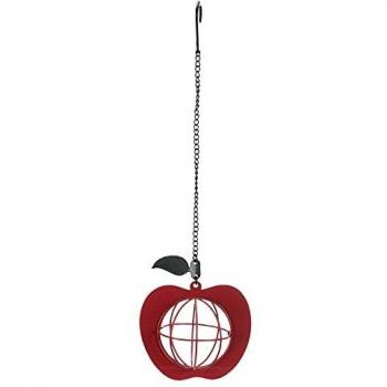 Soporte para bolas de grasa en forma de manzana Trixie, metal, 12 x 35 cm