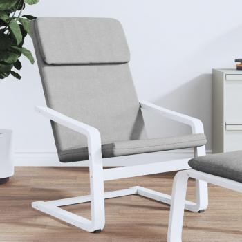 Sillón de Relax de Tela Gris Claro