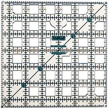 TrueCut TC65SQ | Ruler Track Patchwork Ruler | 6.5 x 6.5 ins