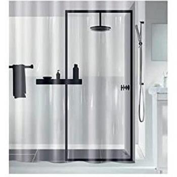 Cortina de baño spirella illusion 180x200 cm