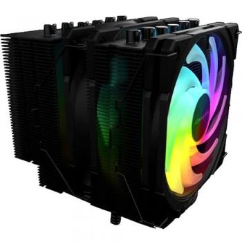 Disipador de CPU Alpenföhn Brocken 4 Max ARGB, 2 ventiladores de 120mm, color negro