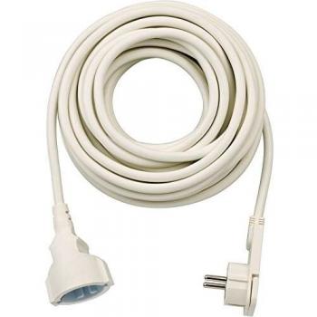 Alargador eléctrico Brennenstuhl IP20 H05VV-F3G1,5 de 10 m (Blanco)