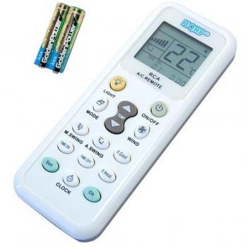 HQRP Mando a distancia universal compatible con Aire Acondicionado Fujitsu DeLonghi Whirlpool Diy Daikin Toshiba Gree LG Sanyo Amcor y otros