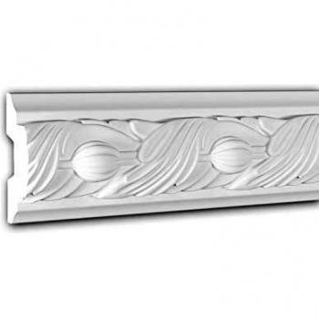 Moldura Decorativa Rococó-Barroca Blanca Profhome 2 m