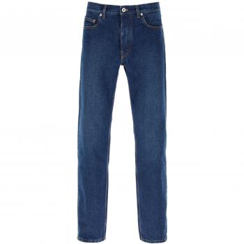Off-White Tapered Cut Regular Jeans - Size 30 Blue
