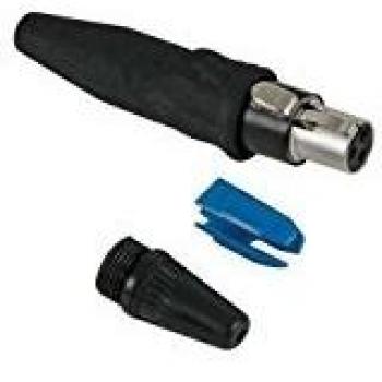 REAN Conector de línea XLR mini hembra de 3 pines