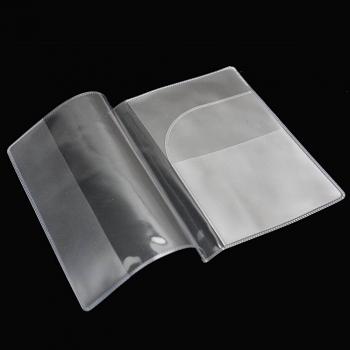 2X Transparente Funda Cubierta Protectora para Pasaporte Tarjeta Organizador