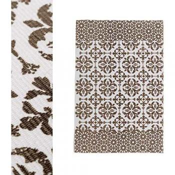 UNIMASA Alfombra Blanco-Beige 60 X 90 CM 50% ALGODÓN / 50% Poliester