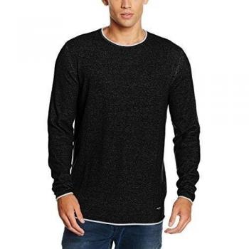 ONLY & SONS onsGARSON NAPS CREW NECK KNIT NOOS, suéter Hombre, Negro