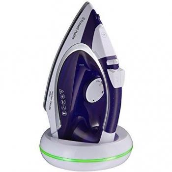 Russell Hobbs Supreme Steam Cordless Iron 2400W with Ceramic Soleplate, 300ml Water Tank, Continuous Steam 40g/min, and Extra Steam Shot 135g