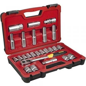 Stanley FatMax Juego de llaves de vaso 25 piezas 1/2 acabado cromo satinado FATMAX FMHT0-73023