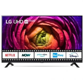 LG Smart TV 43 UHD 4K, Quad Core, webOS 2023, 3 HDMI, Serie UR73