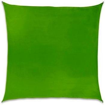 El toldo SUN FRANCIS con forma cuadrado 3 x 3 m 100 % HDPE en muchos colores diferentes por Ventus, Color:Esmeralda