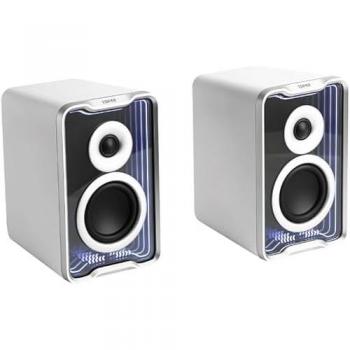 Altavoces Edifier QR30 2.0, 30W RMS, Bluetooth 5.4, Iluminación RGB, Tweeter de Cúpula de Seda