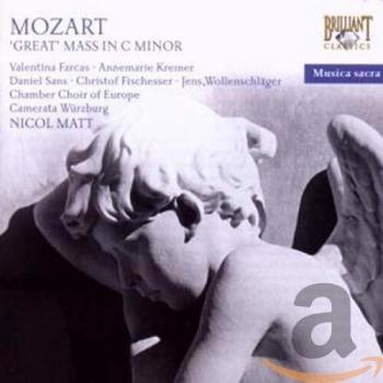 Misa en Do menor de Mozart - Música Sacra (CD de audio) Coro de Cámara Europa, Camerata Wurzburg, Nicol Matt