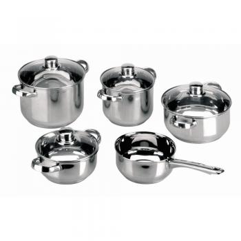 Set de Cocina Silverline de Acero Inoxidable, 5 Piezas - Ibili Ref. 000948