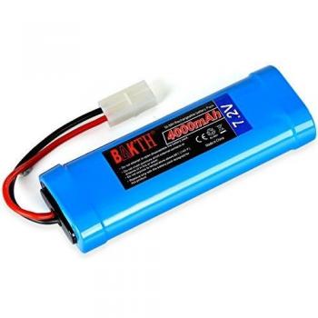 BAKTH 7.2V 4000mAh NiMH RC Paquete de Carreras de baterías para Modelos de Coches, Aviones, Robots