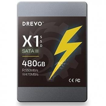 Drevo X1 480 GB Disco duro sólido SSD de 2.5 pulgadas SATA III,lectura 550MB / S escritura 470 MB / S