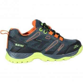 Zapatillas de montaña Hi-Tec Toubkal Low Waterproof Charcoal/Limo para niños