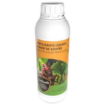 Azufre Sistémico Cultivers 1 L para Plantas y Árboles, Preventivo y Curativo, Líquido Transparente que No Mancha