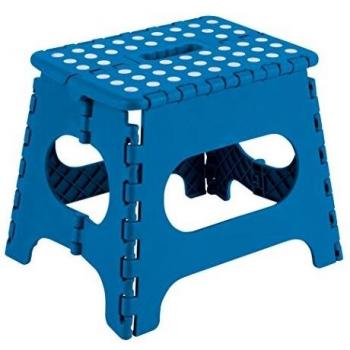 Arregui TB-027-A Taburete Plegable Multiuso, 27 cm de altura, azul