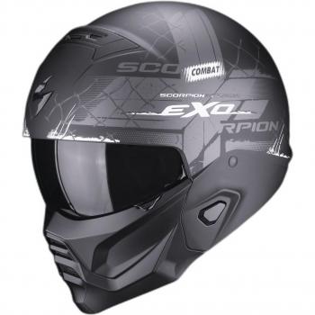 Casco Scorpion EXO-COMBAT II XENON Negro Blanco