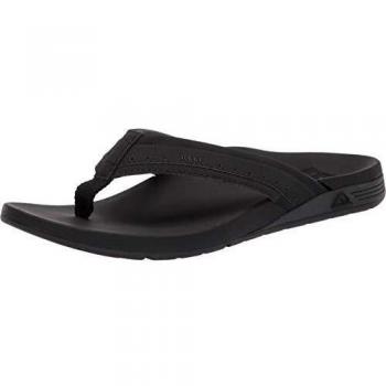 Reef Ortho-Spring, Chanclas para Hombre, Negro
