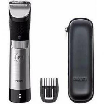 Philips Recortadora de Barba Serie 9000, Afeitadora eléctrica para Hombre, 30 Posiciones de Longitud, Acero Inoxidable