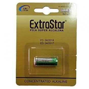 BATERIA 1 EXTRASTAR PILAS LR1 MN 9100 AM 5 KN 910A SUM5 ALCALINA, 1,5 V