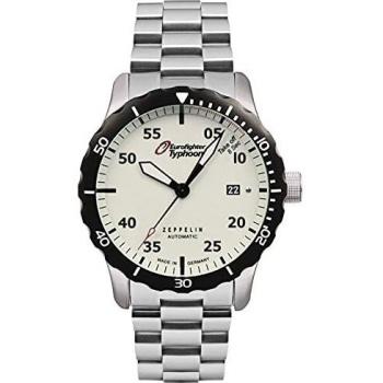 Zeppelin Eurofighter Typhoon Beige Luminous Dial Automatic Divers Watch